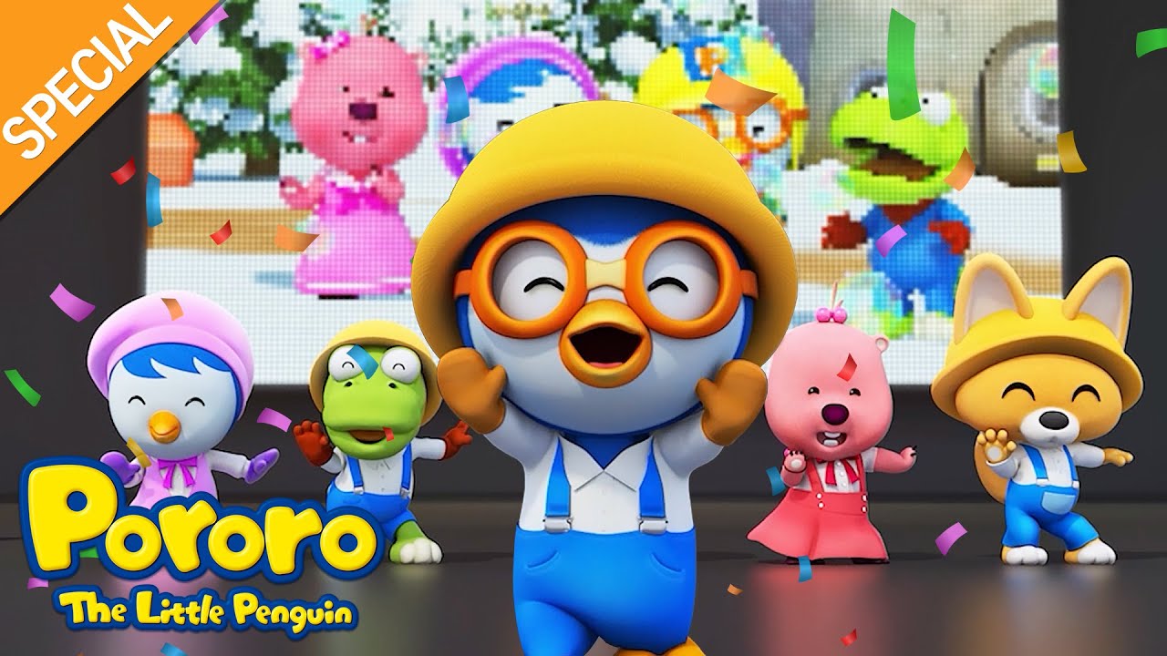 Konser Anak Anak Pororo 🍌"Banana Allergy Monkey"🎤 Bahasa Indonesia