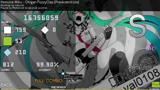 Osucatch Motion Hatsune Miku - Ohigan Fuzzyclap Prankster0108 Hd,Dt 99.90% Fc 458Pp