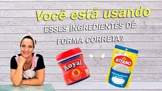 BICARBONATO DE SÓDIO X FERMENTO - QUAL A DIFERENÇA ENTRE ELES?DICAS CHEF LÉO