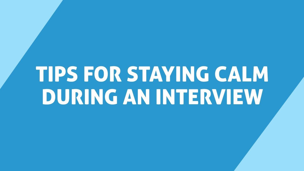 Interview Calm How To Calm Down Before Interview – UUKAMV