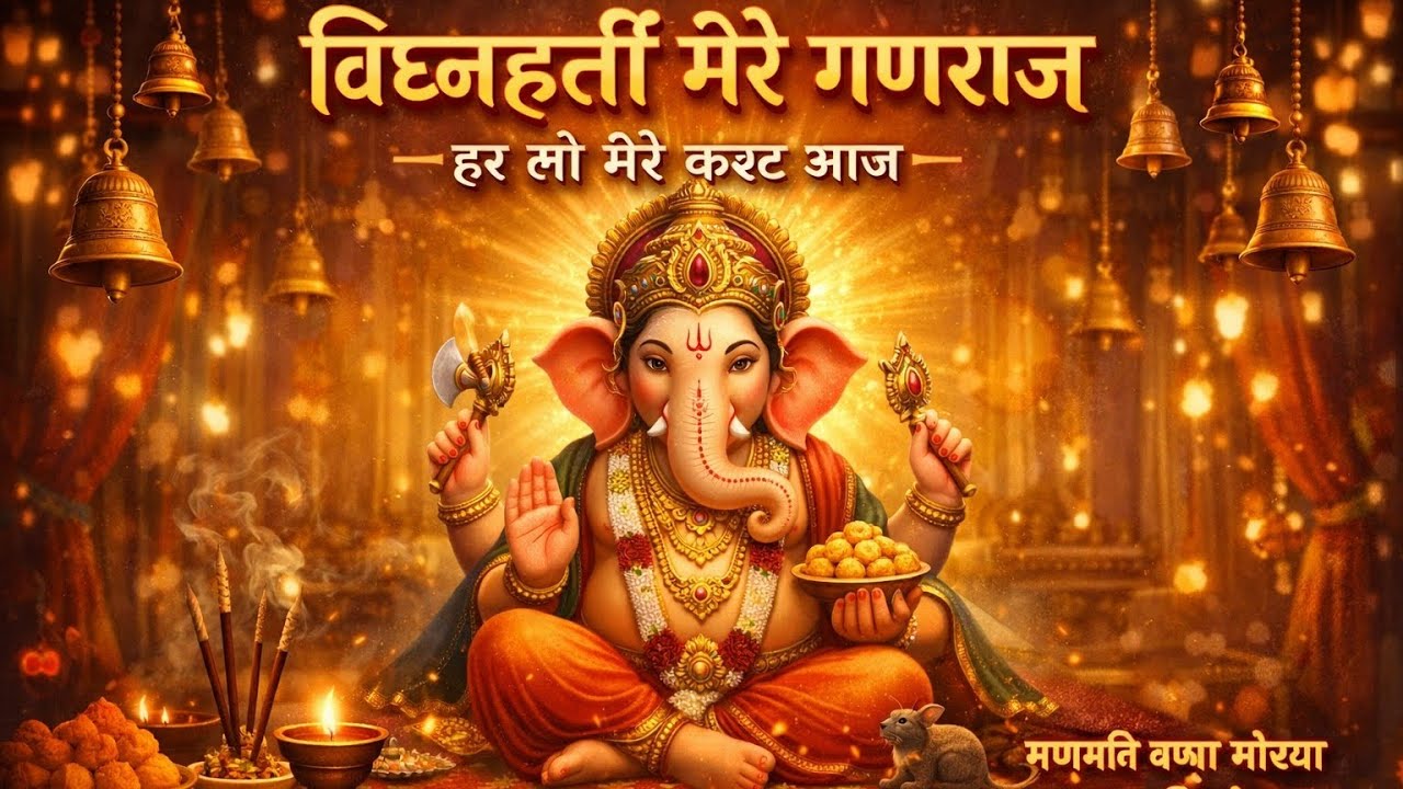 विघ्नहर्ता मेरे गणराज 🙏 | Wednesday Special Ganesh Bhajan | Ganpati Bappa Morya