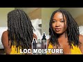 HOW TO KEEP YOUR LOCS MOISTURIZE ON THE GO WITH 3 EASY STEPS! 💦 | LOC MOISTURIZING ROUTINE | #KUWC