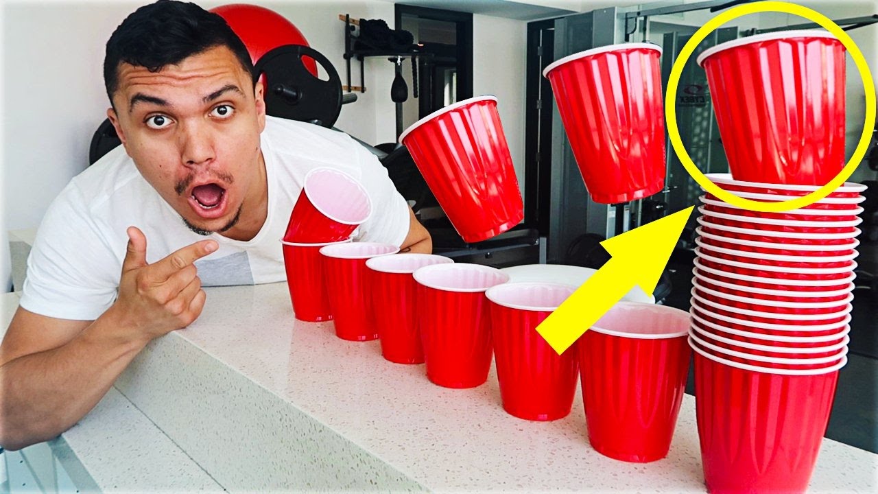 IMPOSSIBLE CUP BLOWING CHALLENGE