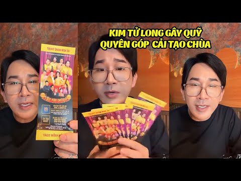 NSUT Kim Tử Long làm từ thiện quyên góp cải tạo chùa