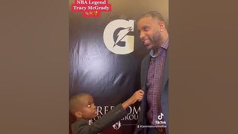 Jeremiah interviews Tracy McGrady on the ABIS Champions & Legends Awards 2nd Annual Red Carpet