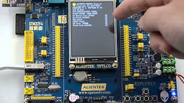 Explorer STM32F407 with 2.8