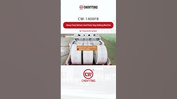 #short CW-1400FB polythene bottom sealing thickness plastic bag making machine for big garbage bag