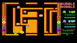 Bubble Bobble how to: level 73 Amiga 500, 2 Players