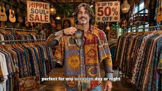 Huge clearance on hippie patchwork clothing! Save big on retro 70s styles today.