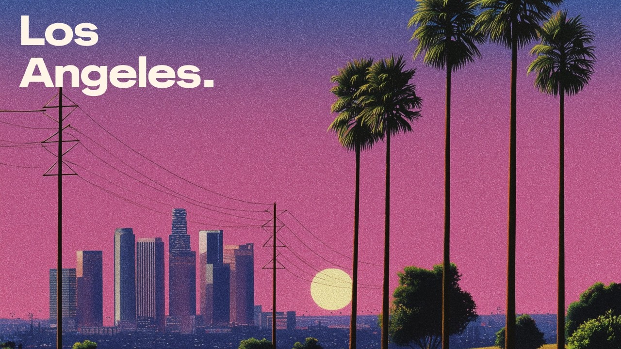 Jazz House Garage Mix in (Los Angeles) | SUMMER & SUNSET Late View Rooftop Nights, Girls Playlist