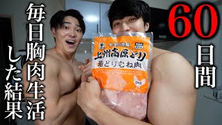 【毎日胸肉生活】60日間むね肉を食べ続けた体の変化がすごい！