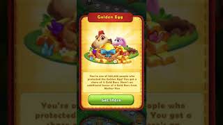FARM HEROES SAGA  GOLDEN Egg Event ~ Picking up FREE GOLD BARS and other cool rewards! screenshot 1