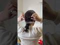 シュシュで寝癖のままアレンジ🪄 #ヘアアレンジ