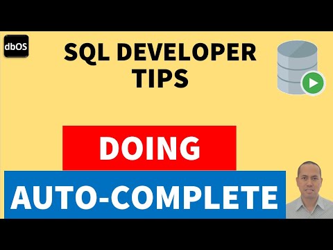 Auto complete in SQL Developer