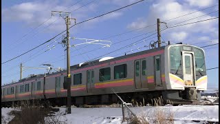 E129系B11+A4編成【4K】信越本線下り普通447M