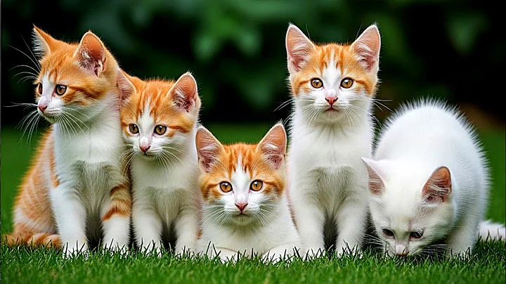 Video 10835021: cat kitten persian fluffy, persian cat kitten beautiful, persian cat family, persian cat enjoying, persian cat mother, meowing cat sound, color kittens, cat outdoor, kitten playing