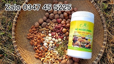 Cách Pha Bột Ngũ cốc dễ dàng, thơm ngơn không bị vón cục