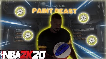 NBA2K20 PAINT BEAST DEMIGOD WITH SHOT CREATOR TAKEOVER????!!!!!!