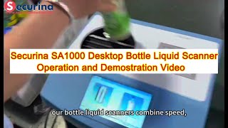 SA1000 Bottle liquid scanner new liquid explosive detectors from Securina