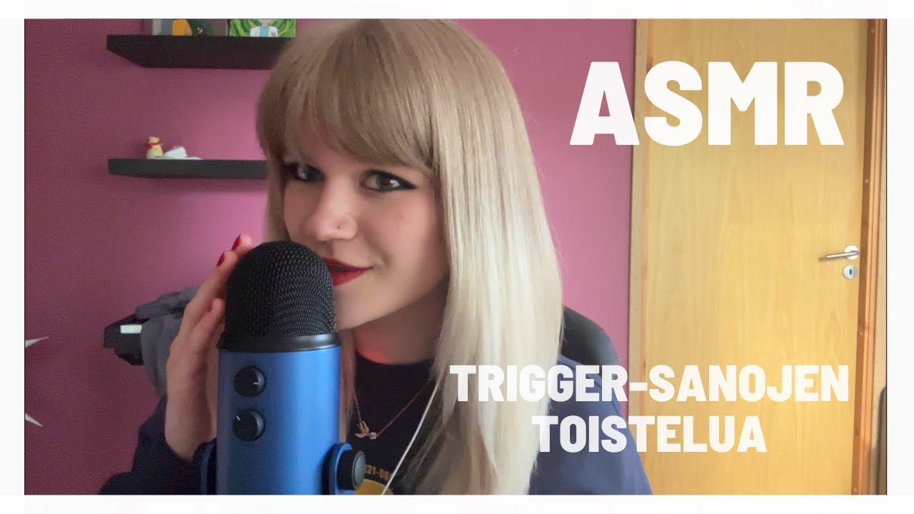 ASMR SUOMI |  trigger-sanoja ja visuaalisia triggereitä 😴💙