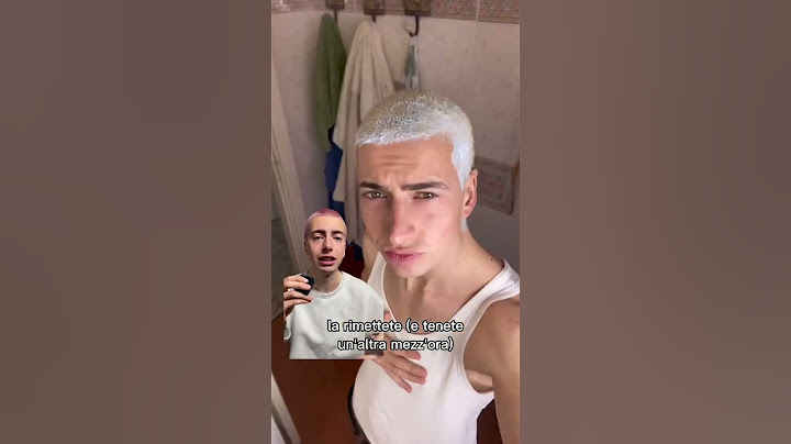 Tutorial come decolorare e tingere i capelli in casa - Timmy de Barber