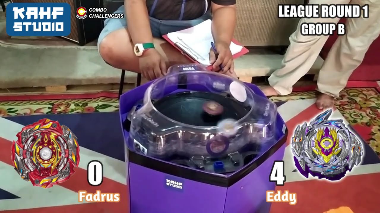 World Spriggan vs Rage Longinus | BEYBLADE BURST TOURNAMENT | KAHF 4.0 3 On 3 Attack Battle