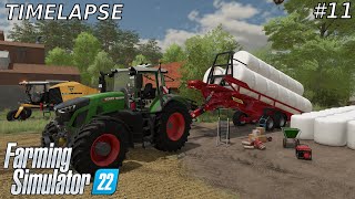 DOING A BALING CONTRACT | Farming Simulator 22 | EP11 | TIMELAPSE