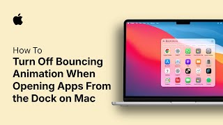 How to Turn Off Bouncing Animation When Opening Apps From the Dock on Mac