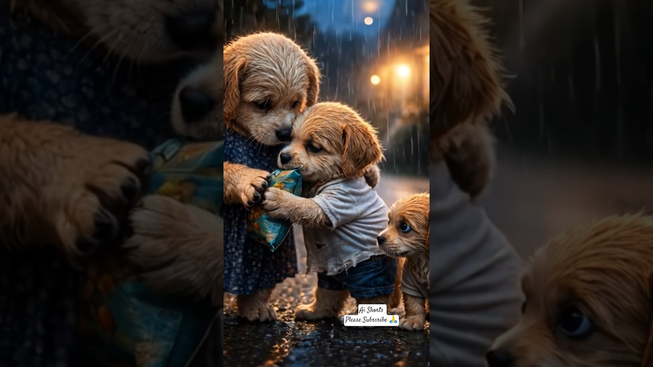 Watch till End | puppy&rsquo;s big heart❤️🐾Emotional Short#short#viralshorts #puppyemotional#familylove