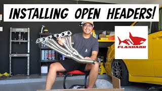 Installing Headers From FLASHARK For My IS300! Before & After Sound @flasharkracing7540