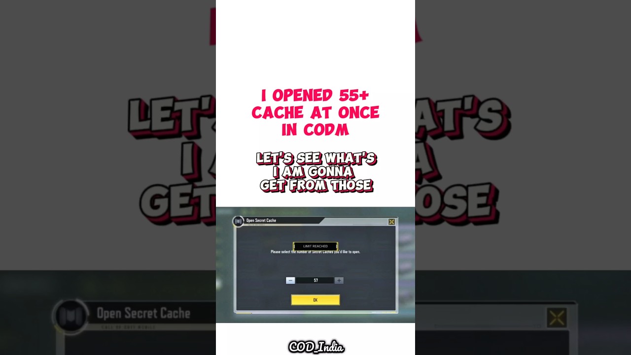 Opening all Caches at once 