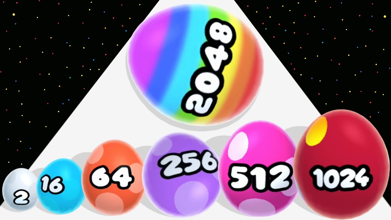 Eggs Merge & Run 2048 - Level Up Egg Max Level Gameplay