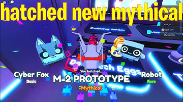 *Hatched* M-2 Prototype Mythical Pet From New Update ON CAMERA - Pet Simulator X