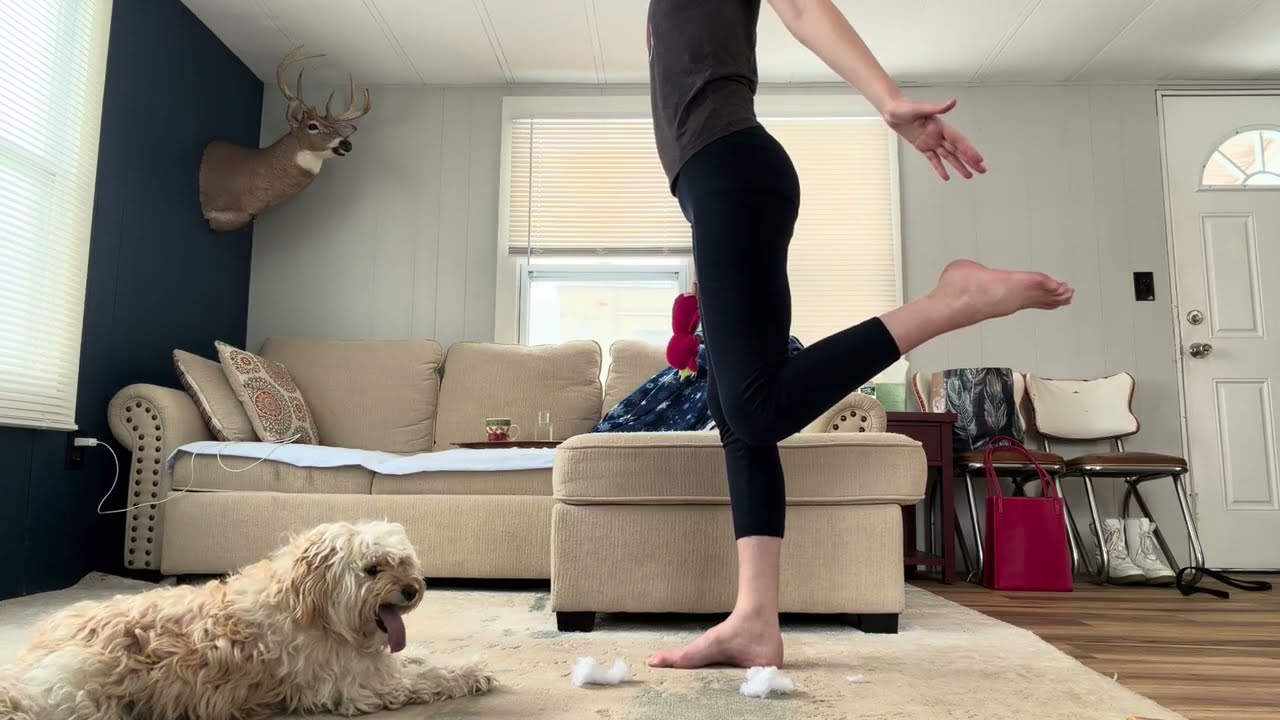 Balancing this morning #balance #workout