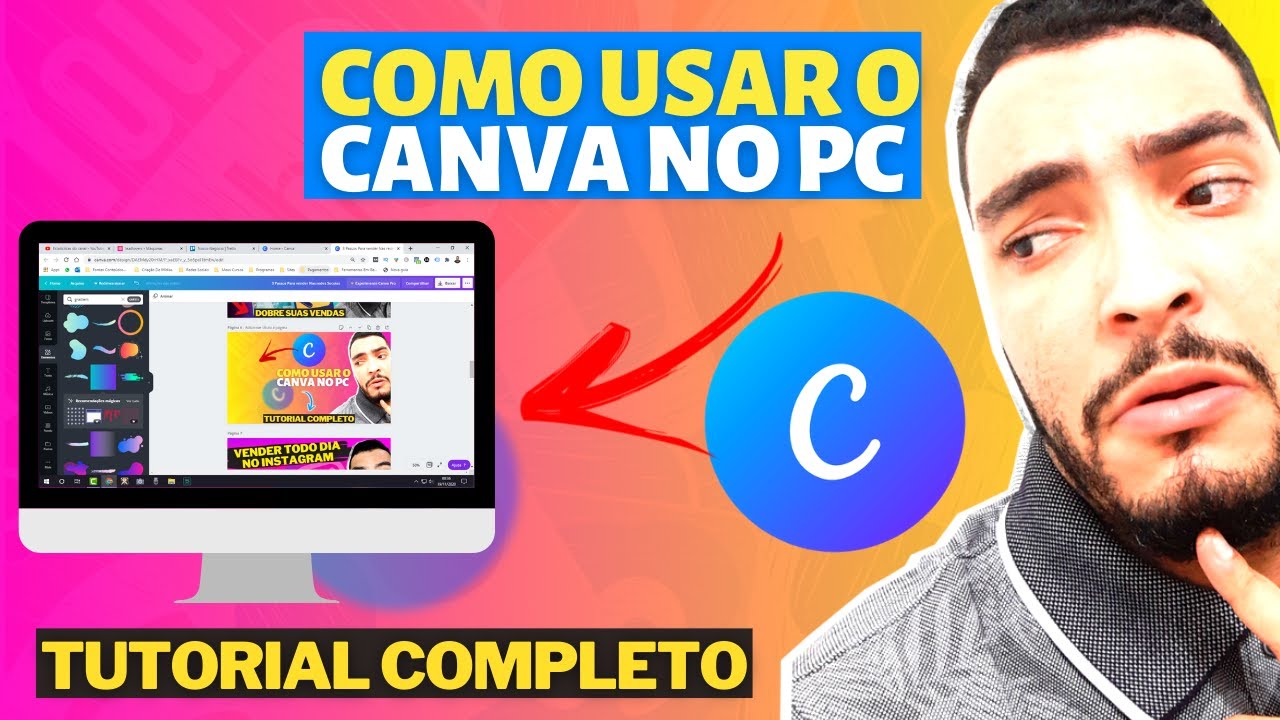 Tutorial Canva: como usar o Canva no PC - MEGA TUTORIAL para iniciantes ...