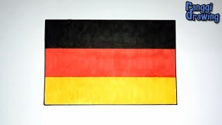 How to Draw The Flag of Germany