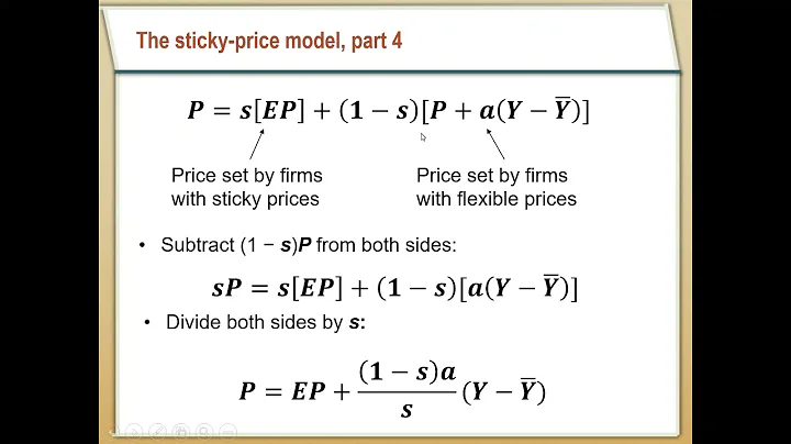 Chapter 14: Sticky Price Aggregate Supply
