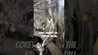 Can’t see the starter finished install