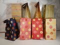 おりがみ・紙袋の作り方💝Origami gift bag・Mr coin origami channel１５