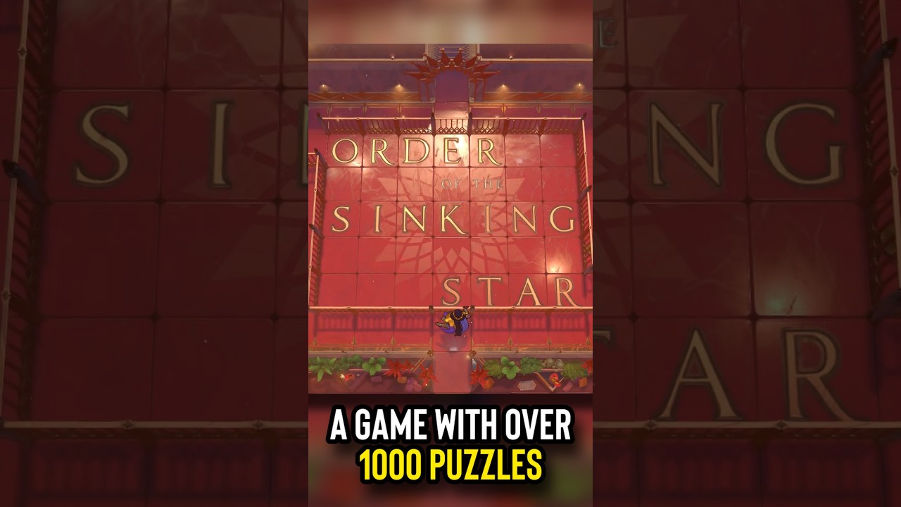 This Game Has Over 1000 PUZZLES #orderofthesinkingstar #shorts