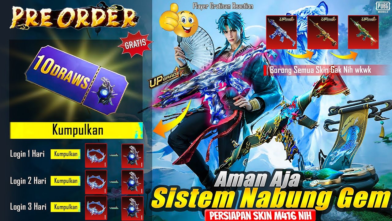 TGL RILIS SISTEM NABUNG GEM RONDE 1 SKIN HONEY BUDGER & SENJATA RESALE NYA SKIN M416 NYUSUL GUYS GAS