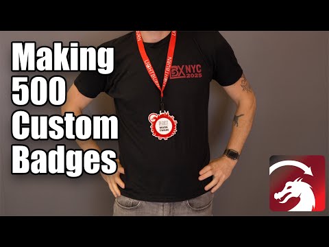 LBX Badge Creation — Part 1: Using Grid Array to Lay Out and Cut Blanks