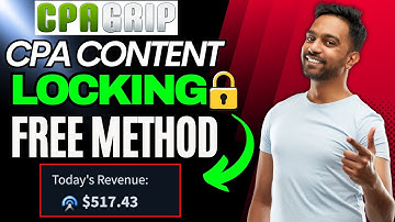 💰CPA Marketing Content Locking Free Method 2024✅ Make Money Online | Cpagrip | Technical Berwal