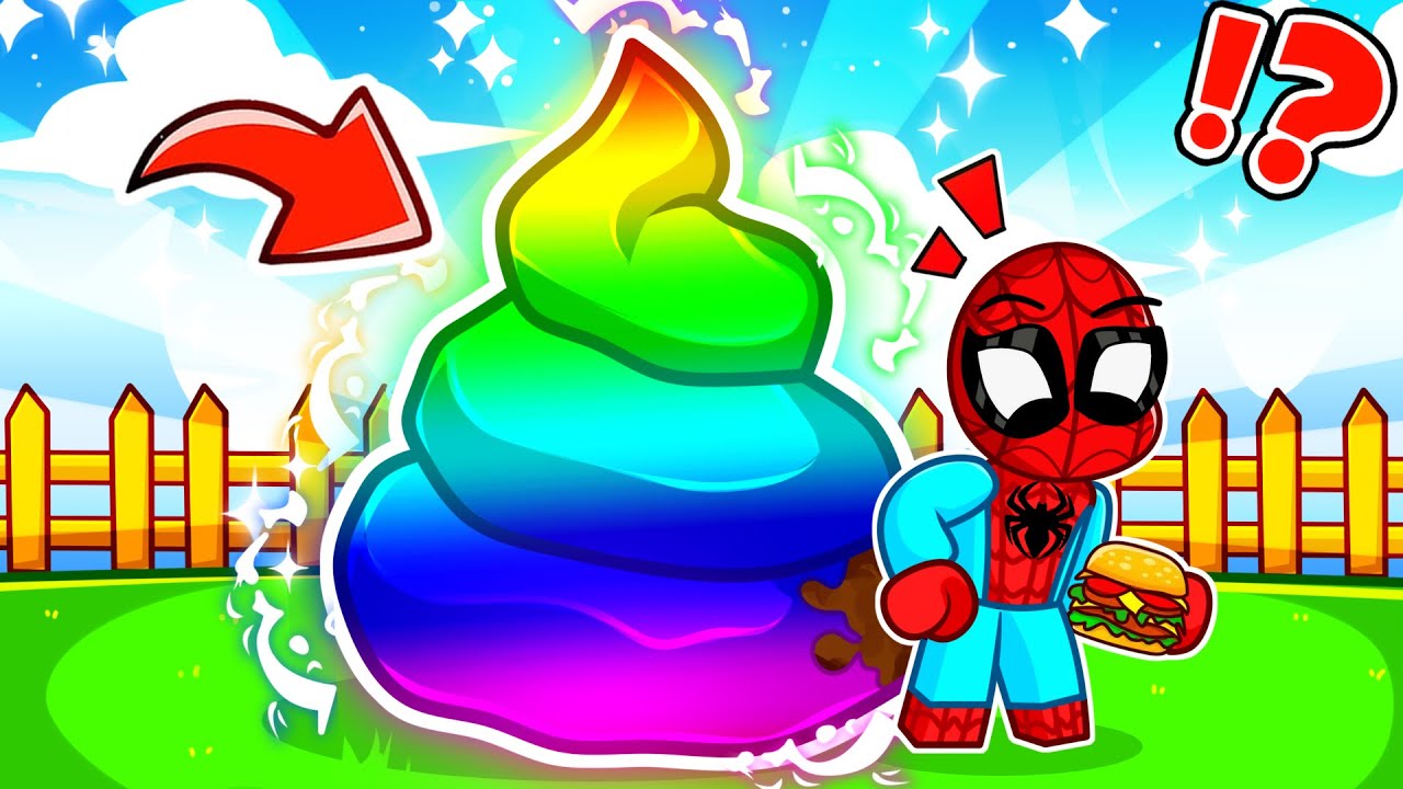 Spiderman Drops a POOP in Roblox!