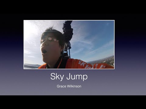 Sky tower Jump Auckland Grace Wilkinson