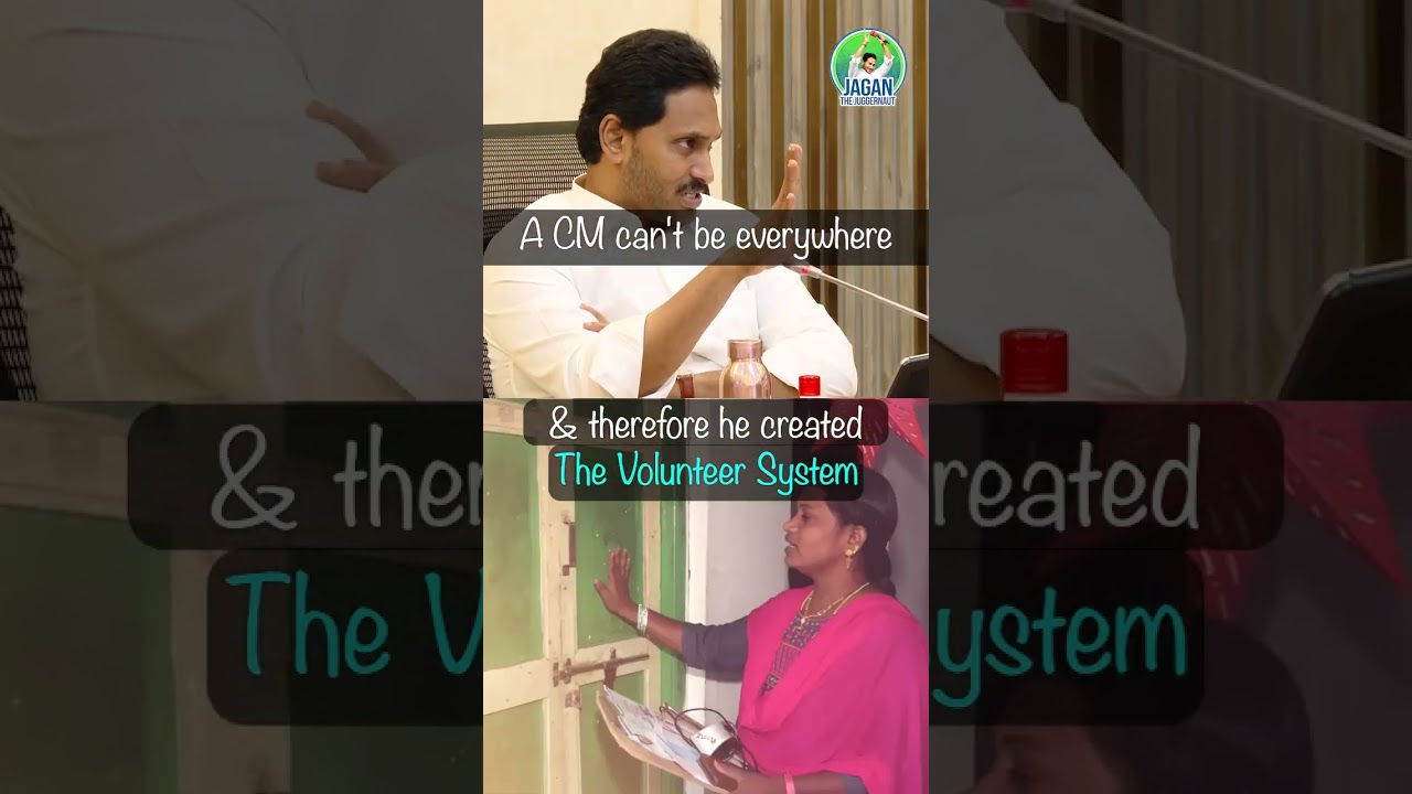 Andhra Pradesh CM YS Jagan's Volunteer System: Connecting Hearts, Serving Communities 