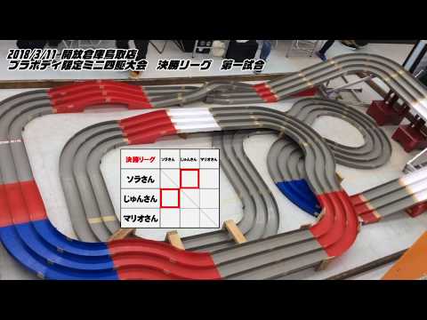 【ミニ四駆】3/11　開放倉庫鳥取店ミニ四駆大会　オープンクラス決勝リーグ