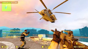 Counter Strike Source - Zombie Escape mod online gameplay on ze_parking map