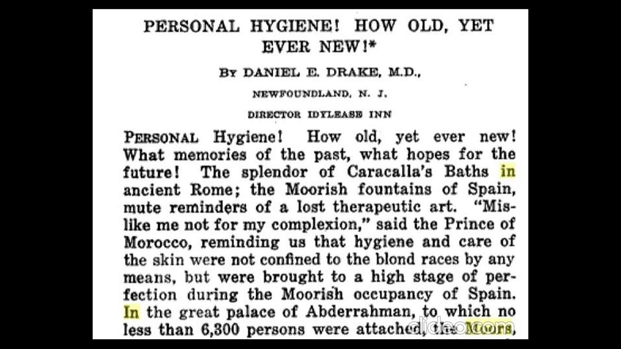 Moors Taught Europeans To Bathe moors european bathe YouTube