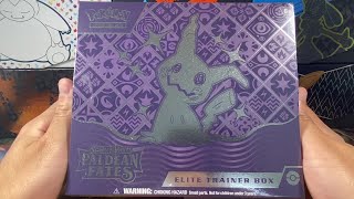 AWESOME PULLS!!! Paldean Fates Elite Trainer Box Opening!